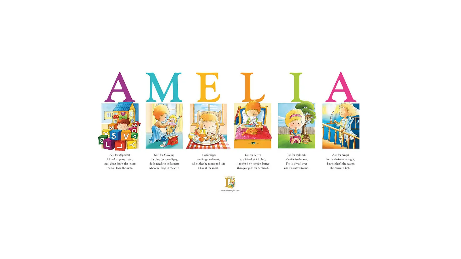 baby-name-poster-amelia-sweet-p-baby-names
